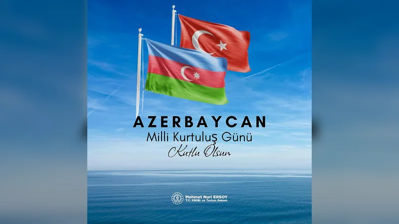 Bakan Ersoy'dan Azerbaycan'ın Millî Kurtuluş Günü Mesajı