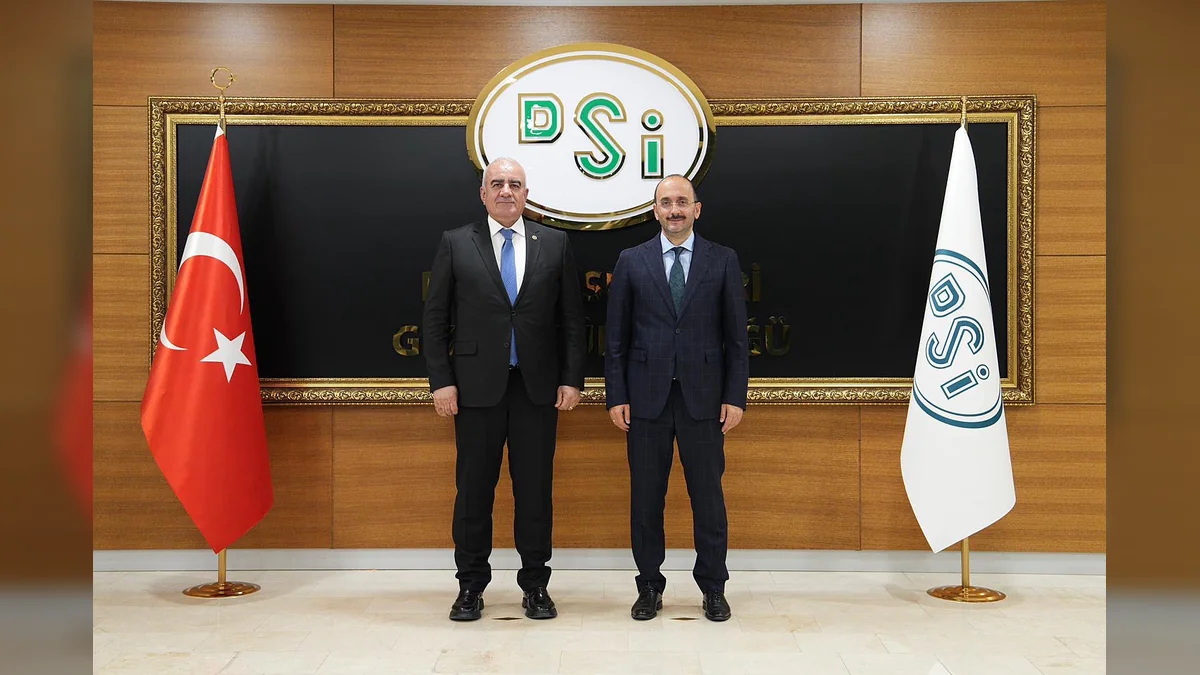 DSİ Genel Müdürü Balta, Milletvekili Özhan ile Adıyaman Yatırımlarını Görüştü