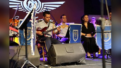 Hava Kuvvetleri Cazın Kartalları Orkestrası Amasya'da Sahne Aldı