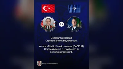 Orgeneral Selçuk Bayraktaroğlu, SACEUR Komutanı Grynkewich ile Görüştü