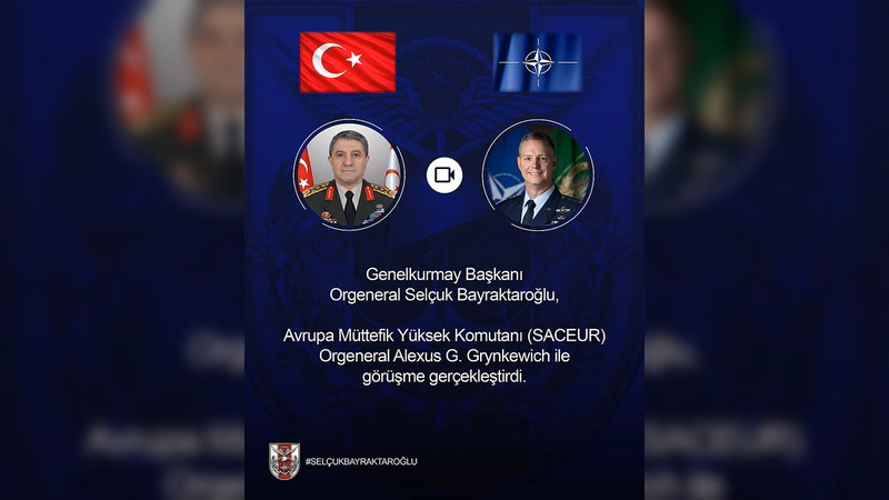 Orgeneral Selçuk Bayraktaroğlu, SACEUR Komutanı Grynkewich ile Görüştü - Görsel 1