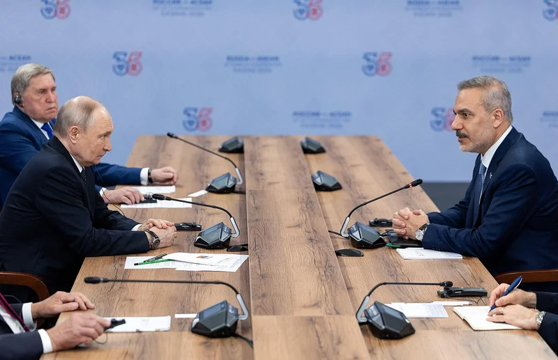 Hakan Fidan, Putin ile Kazan'da Bir Araya Geldi - Görsel 3