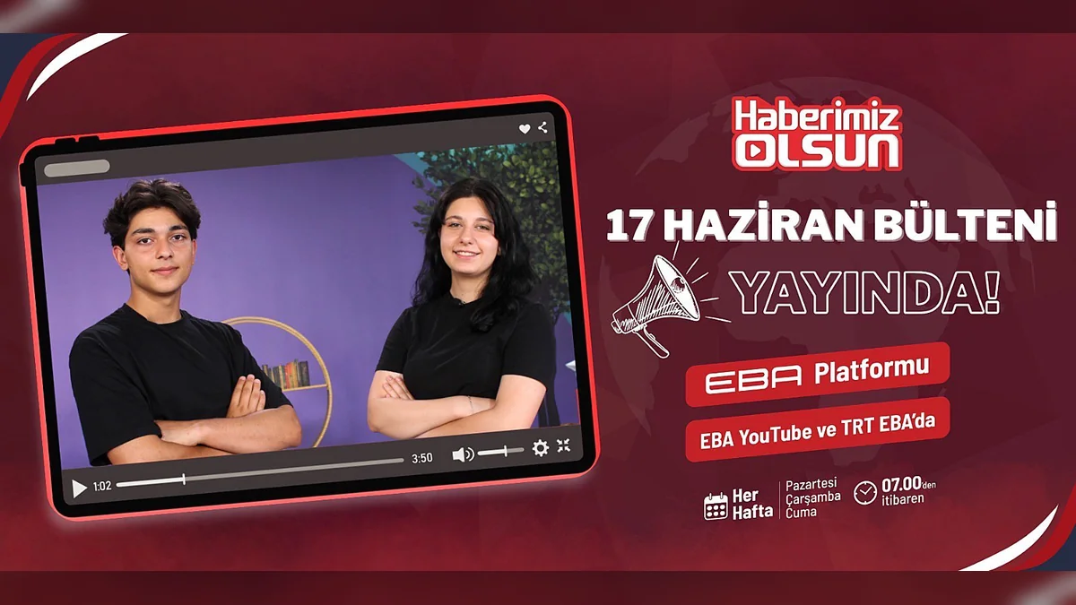 MEB 'Haberimiz Olsun' 17 Haziran Bültenini Yayınladı