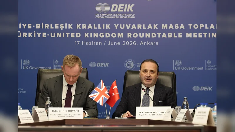 Türkiye ve Birleşik Krallık Arasında 40 Milyar Dolarlık Ticaret Hedefi - Görsel 1