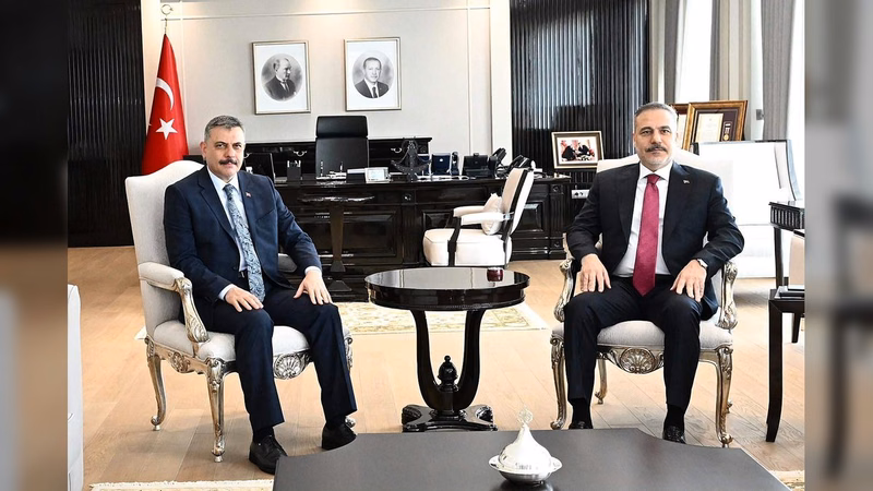 İçişleri Bakanı Mustafa Çiftçi ve Hakan Fidan Bir Araya Geldi - Görsel 1