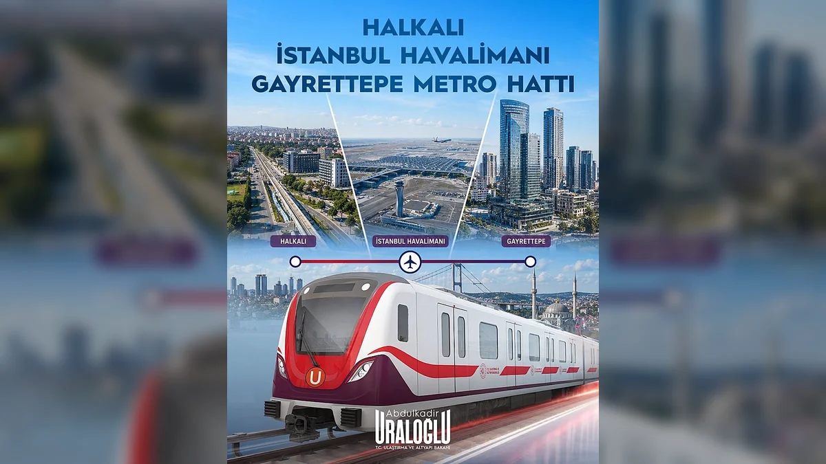 Türkiye'nin En Uzun ve En Hızlı Metrosu Açılıyor: Halkalı-İstanbul Havalimanı Hattı