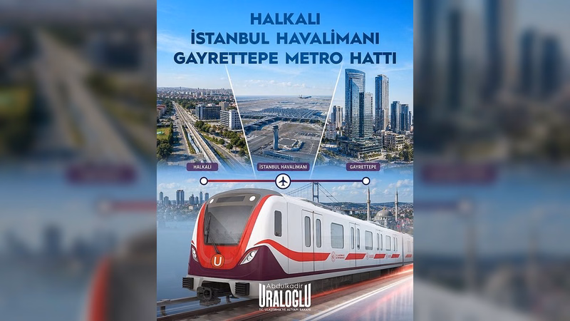 Türkiye'nin En Uzun ve En Hızlı Metrosu Açılıyor: Halkalı-İstanbul Havalimanı Hattı - Görsel 1