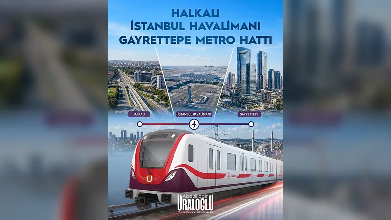 Türkiye'nin En Uzun ve En Hızlı Metrosu Açılıyor: Halkalı-İstanbul Havalimanı Hattı - Görsel 1