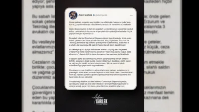 Adalet Bakanı: Sokak Çeteleriyle Mücadelemiz Tavizsiz Sürecek, 32 Şüpheli Hakkında İşlem